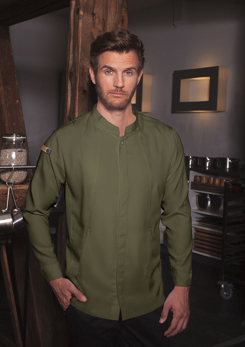 Kochjacke Green-Generation  Größe 74 in Moosgrün von Karlowsky