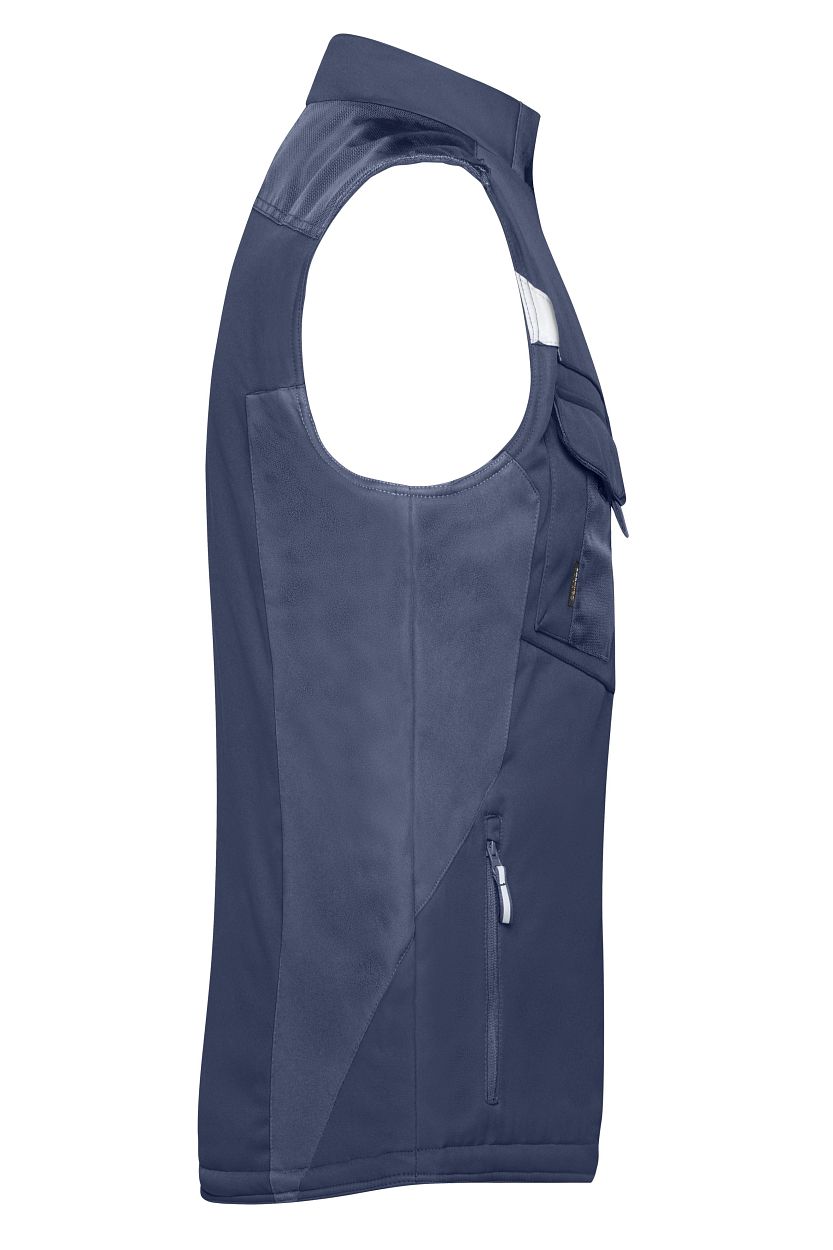 Craftsmen Softshell Vest - STRONG - "JN825" in Navy/Navy, Größe 6XL - Daiber