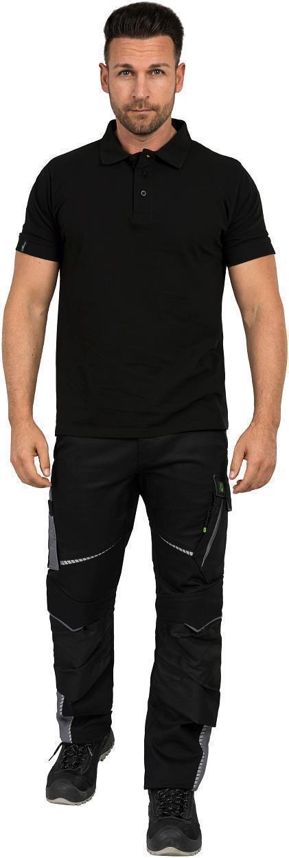 Polo-Shirt Andi LWU05 Classic Line in Schwarz, Gr. 7XL von Leibwächter