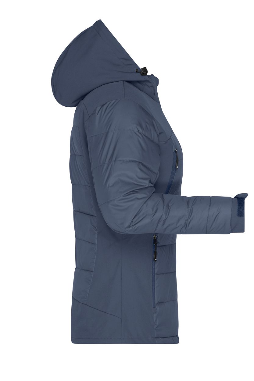 Ladies' Outdoor Hybrid Jacket "JN1049" in Navy, Größe 2XL - Daiber