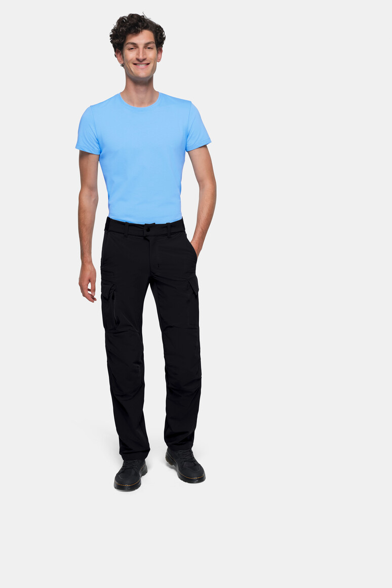 HAKRO 745 Worker-Funktionshose X-Stretch in Schwarz, Größe 6XL