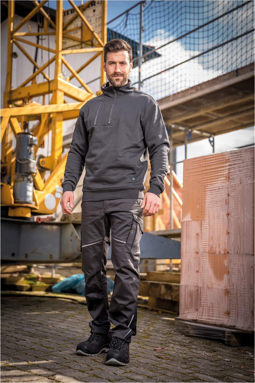 Zip-Sweater Paul FLEXR08 Flex Line in Anthrazit, Gr. 3XL von Leibwächter Zip-Sweater Paul FLEXR08 Flex Line in Anthrazit, Gr. 2XL von Leibwächter