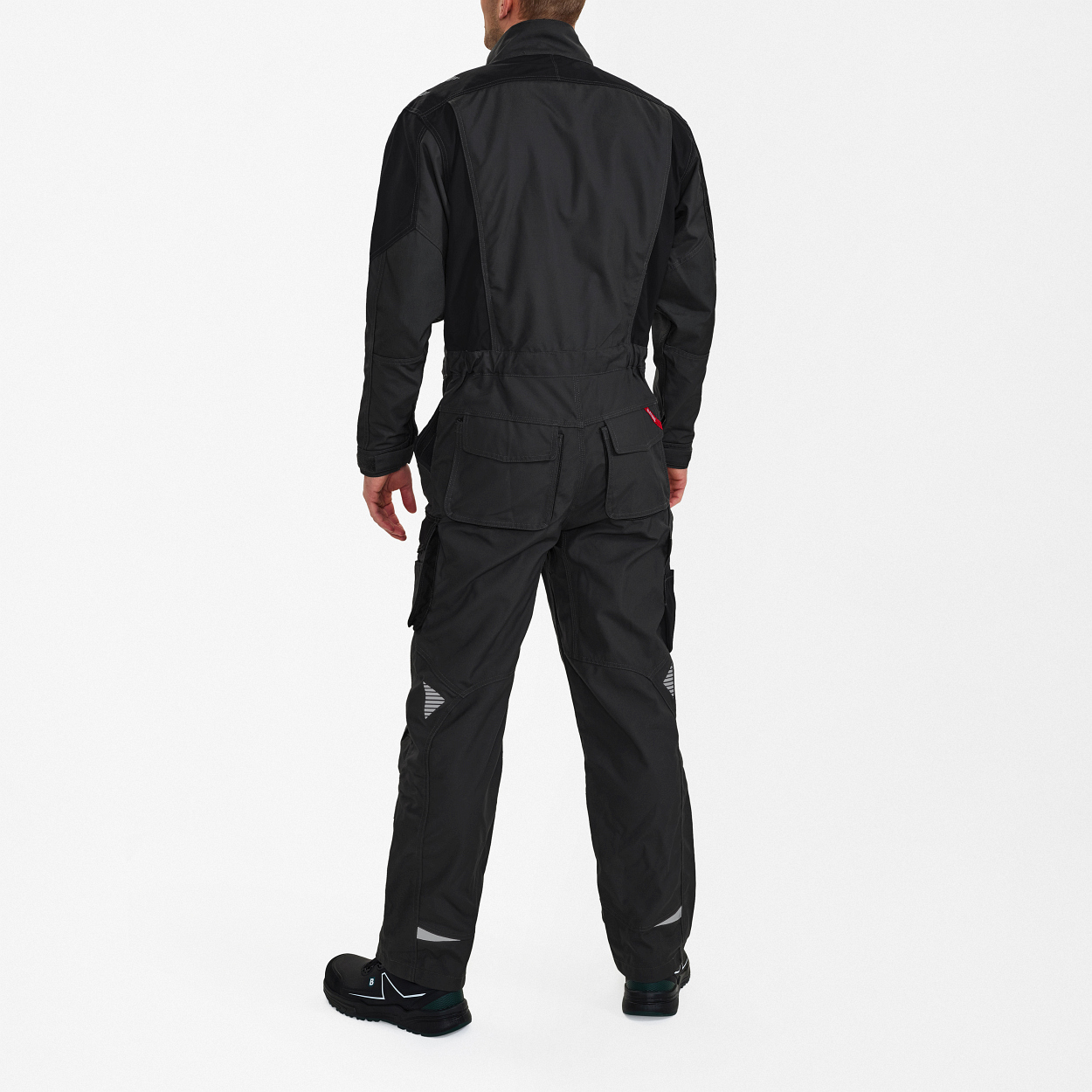 ENGEL Galaxy Overall in Anthrazitgrau/Schwarz, Größe XS