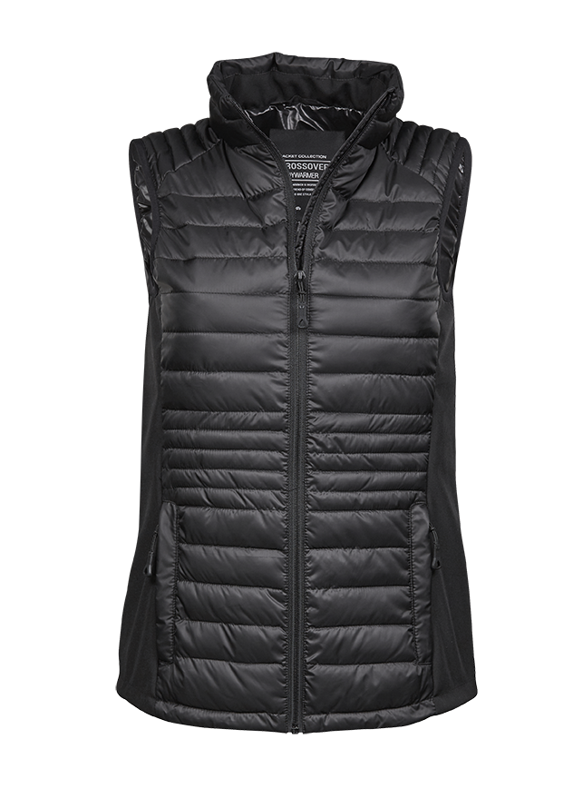 Women´s Crossover Bodywarmer in Black, Größe XL von Tee Jays