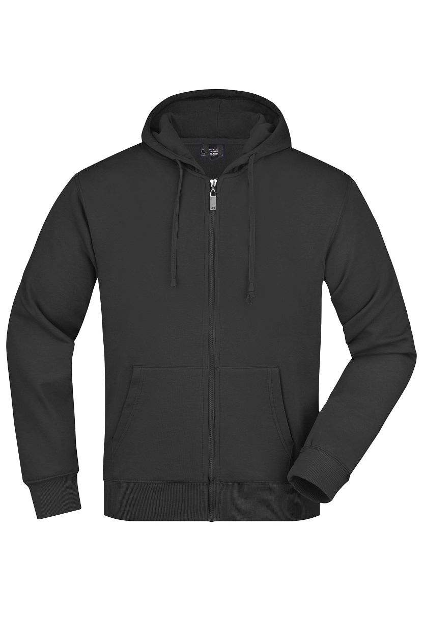 Men's Hooded Jacket "JN042" in Black, Größe 3XL - Daiber
