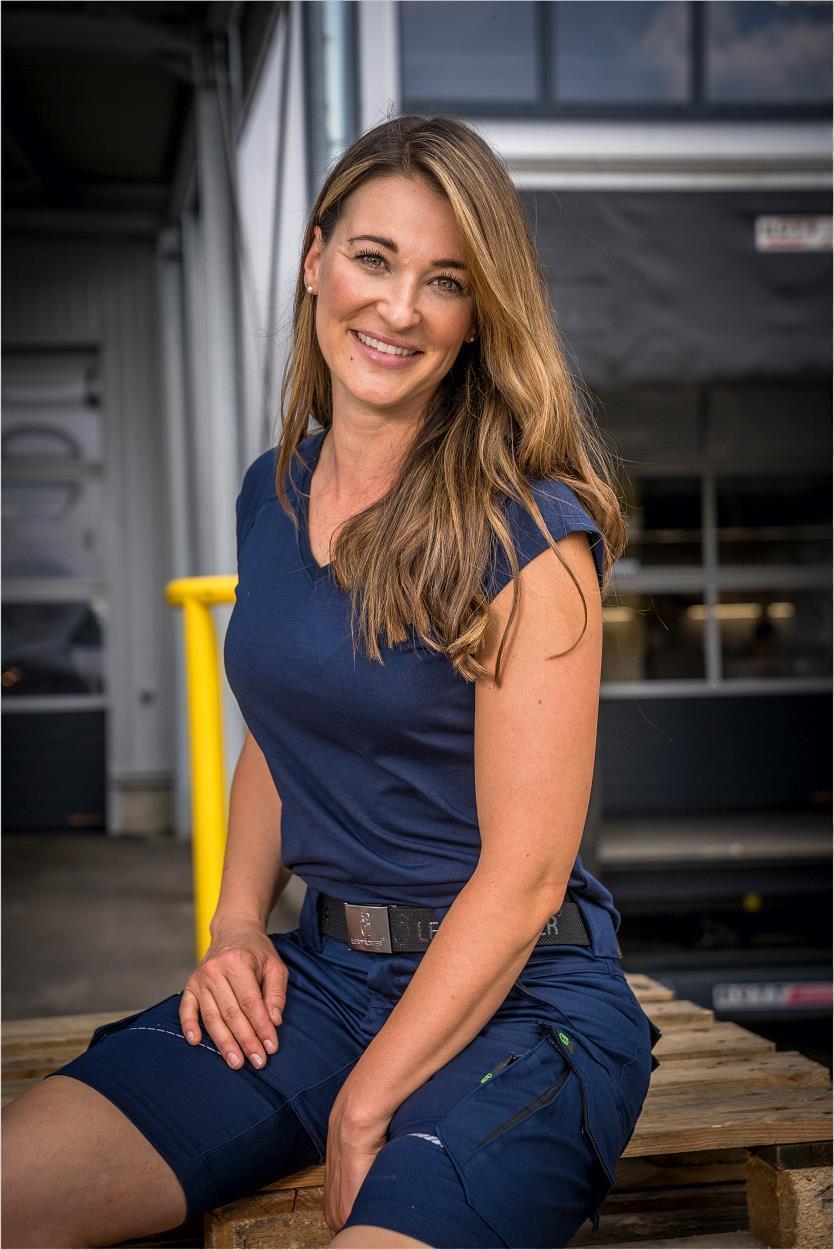 Damen Shorts Flex Line Marine/Schwarz FLXDK, Gr. 52 von Leibwächter