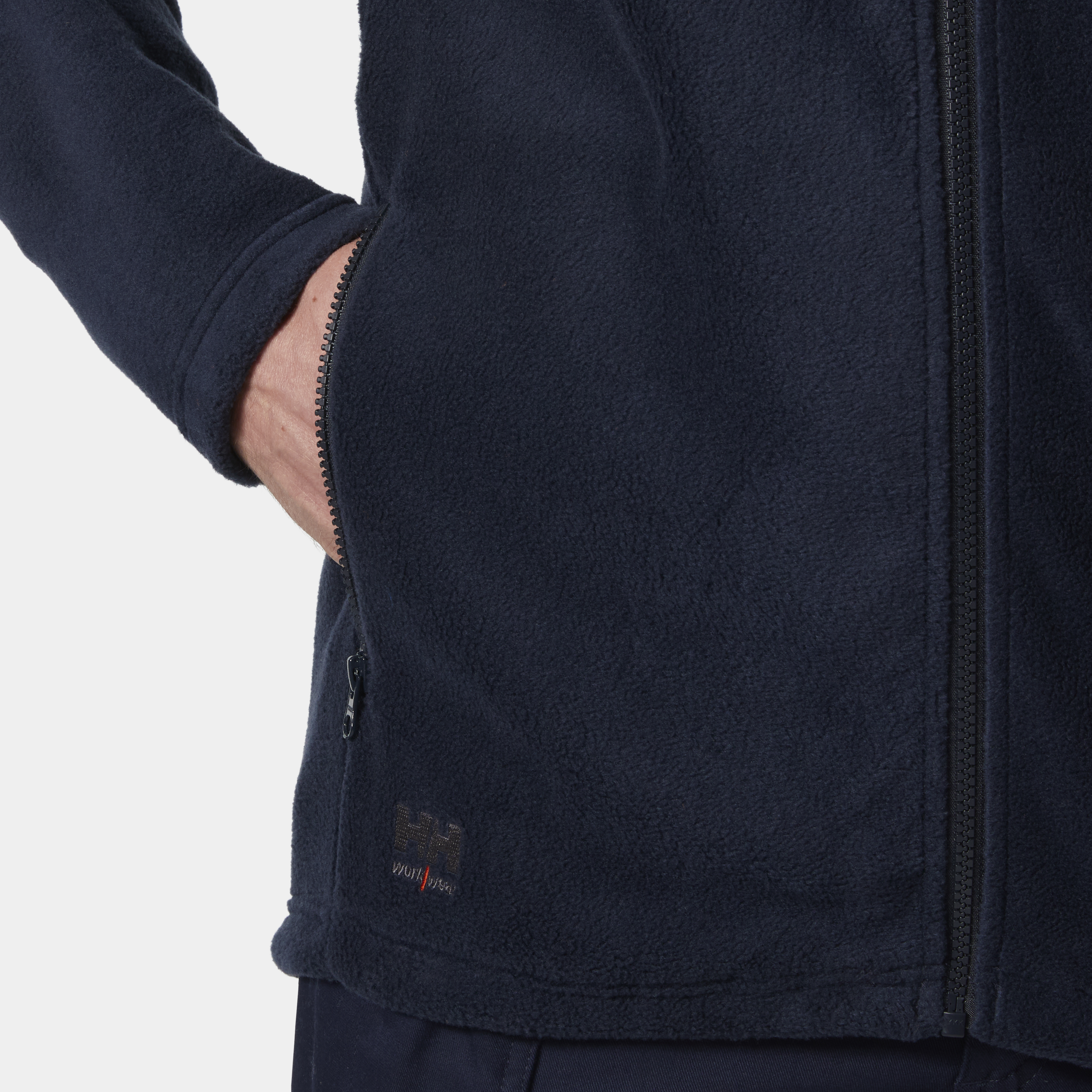 "MANCHESTER 2.0" Fleece-JKT in Navy, Größe 5XL von Helly Hansen Workwear