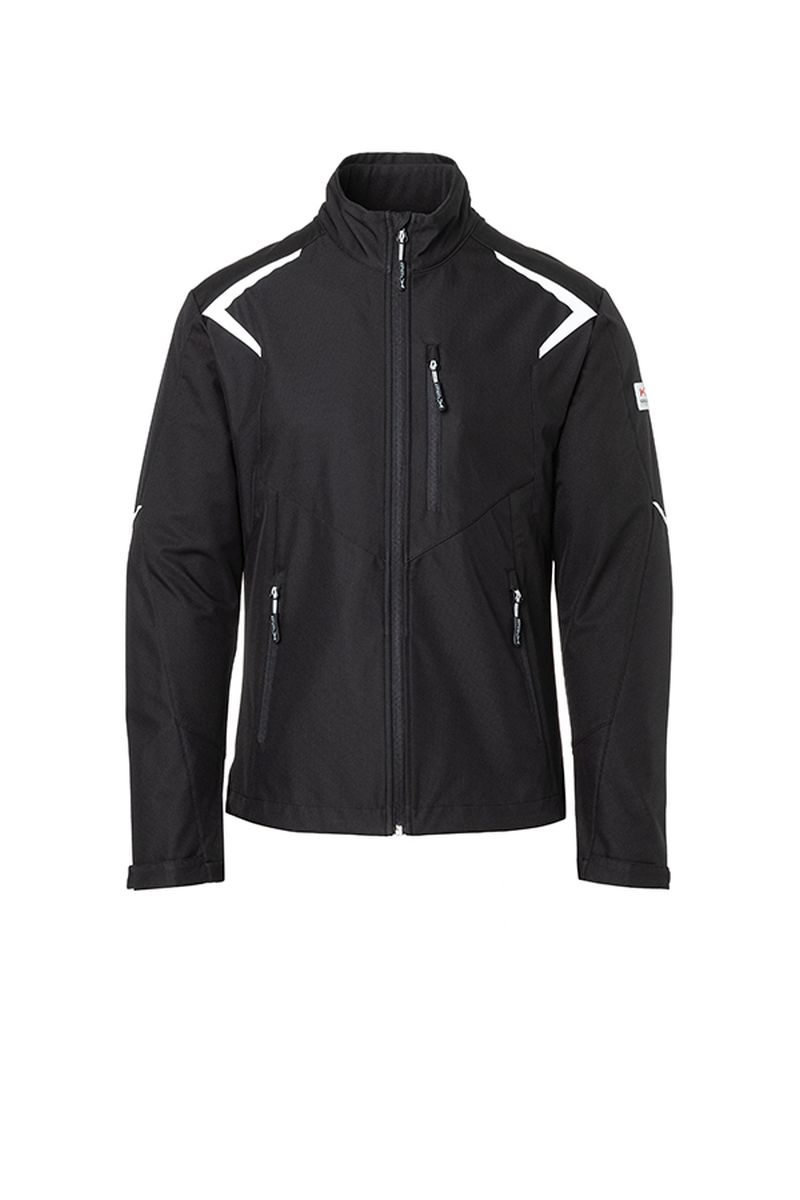 KÜBLER BODYFORCE Softshell Jacke KÜBLER BODYFORCE Softshell Jacke in Schwarz / Anthrazit, Größe 4XL