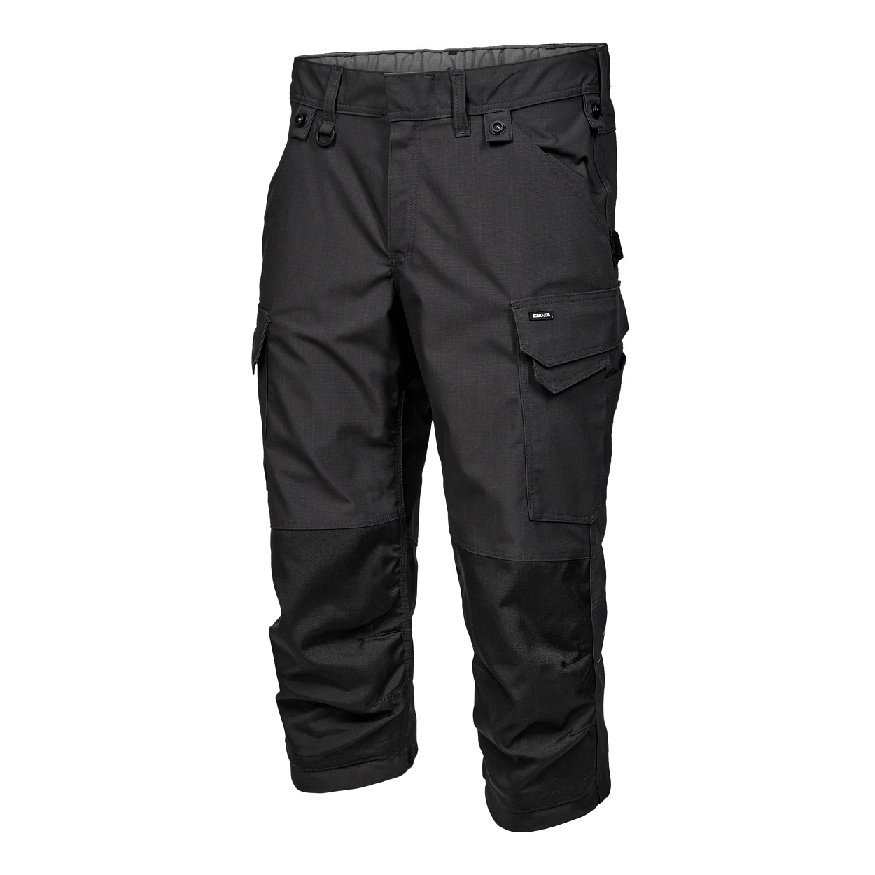 ENGEL Entire 3/4-Hose mit Stretch in Anthrazit Grau, Größe 54