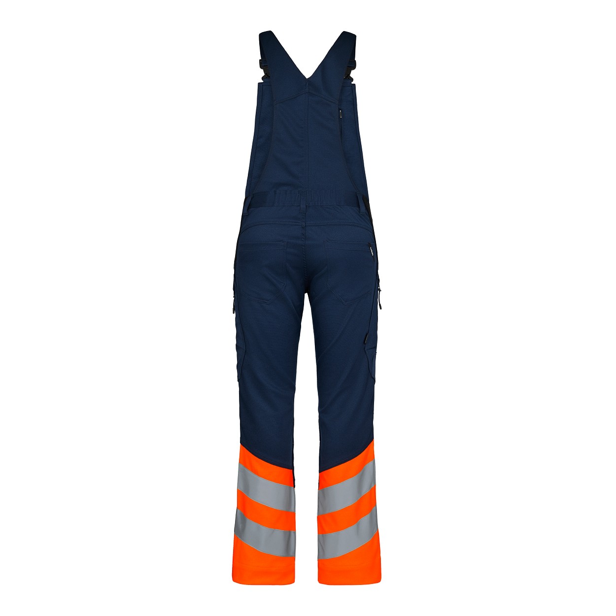 ENGEL Safety Latzhose in Blue Ink/Orange, Größe 26
