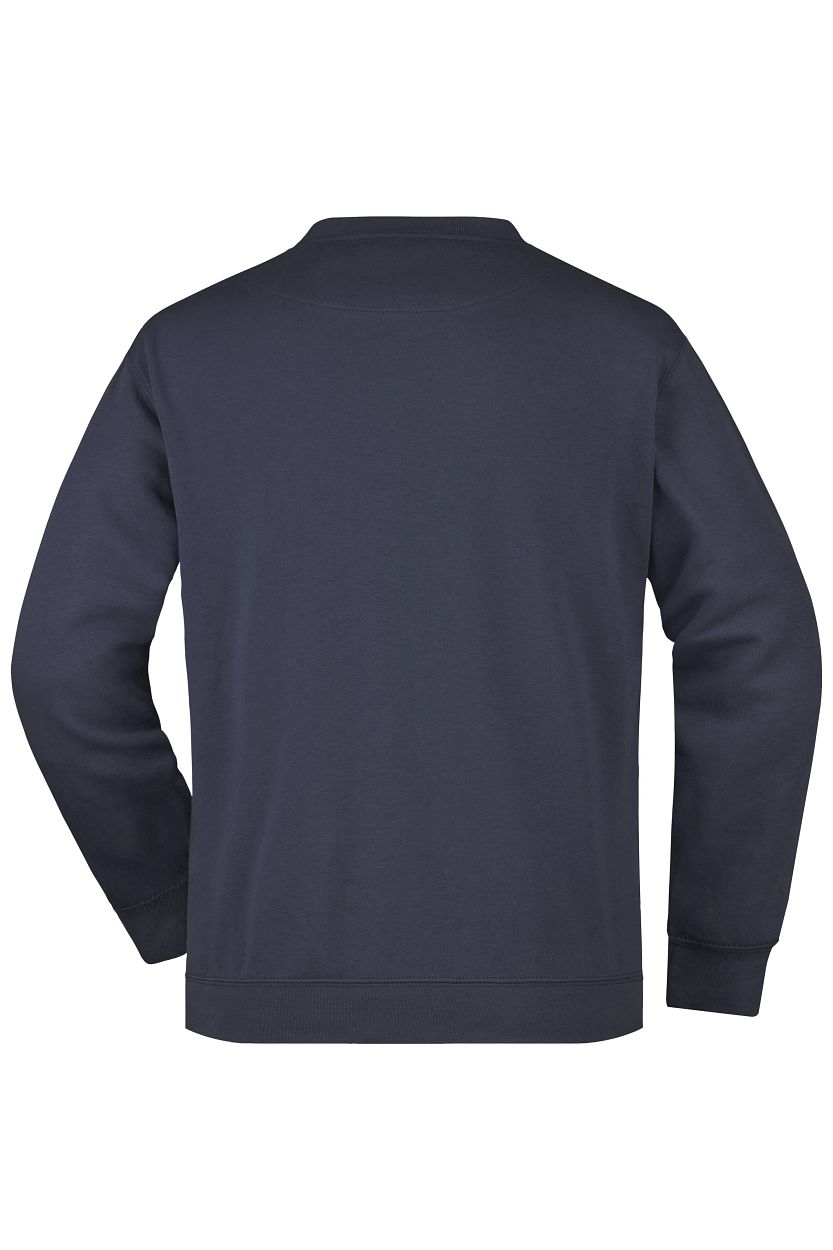 Men's Round Sweat Pocket "JN924" in Navy, Größe 3XL - Daiber