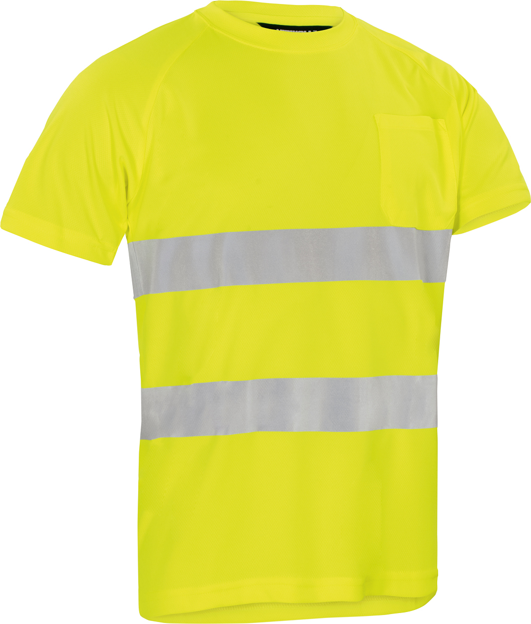 Warnschutz T-shirt leuchtgelb in Gr. M von Vizwell