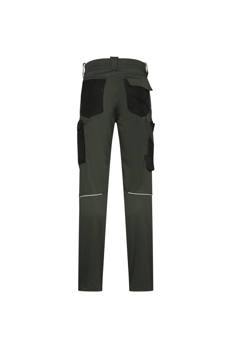 HAKRO 715 WORKER-PERFORMANCEHOSE X-STRETCH ECO in Olive, Größe XS HAKRO 715 WORKER-PERFORMANCEHOSE X-STRETCH ECO in Olive, Größe 3XL