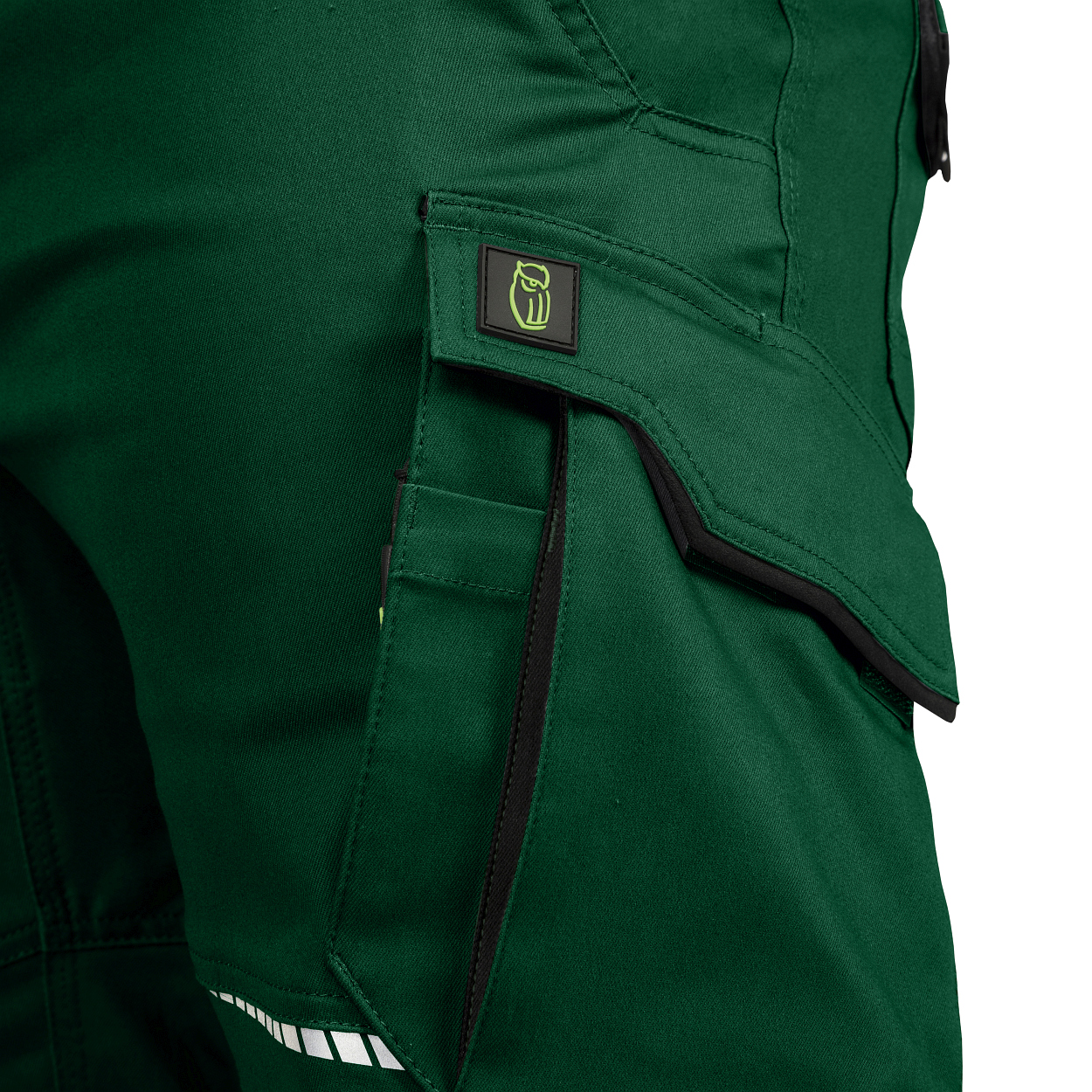 Damen Shorts Flex Line Grün/Schwarz FLXDK, Gr. 52 von Leibwächter