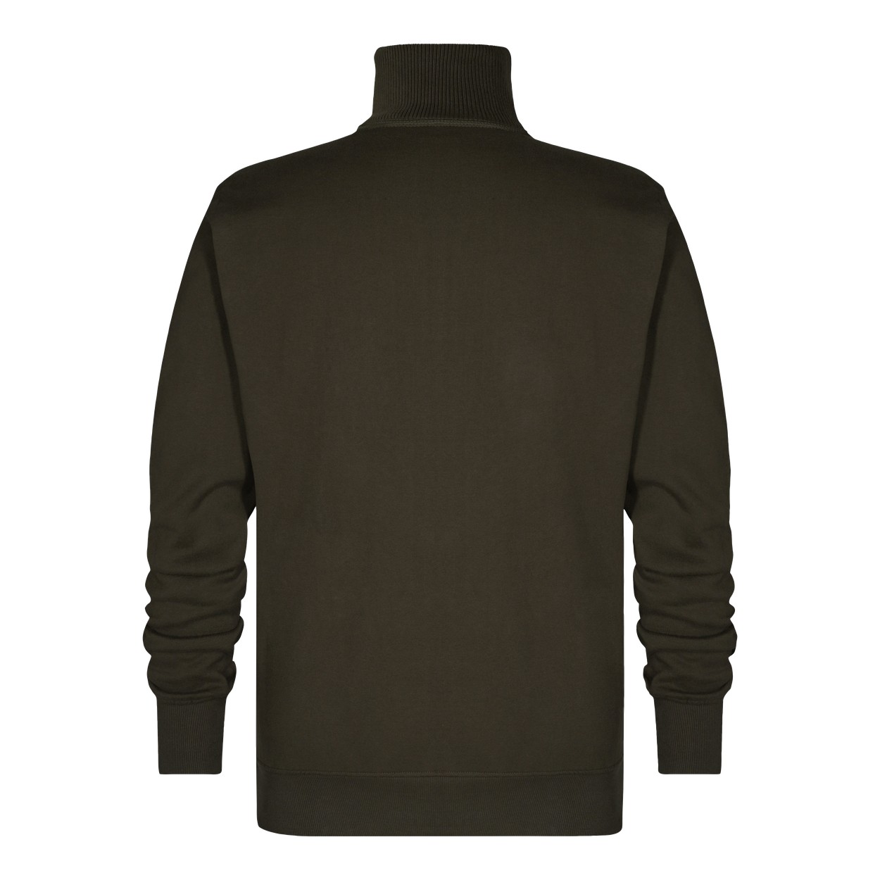 ENGEL Extend Sweatshirt mit hohem Kragen in Forest Green, Größe XS