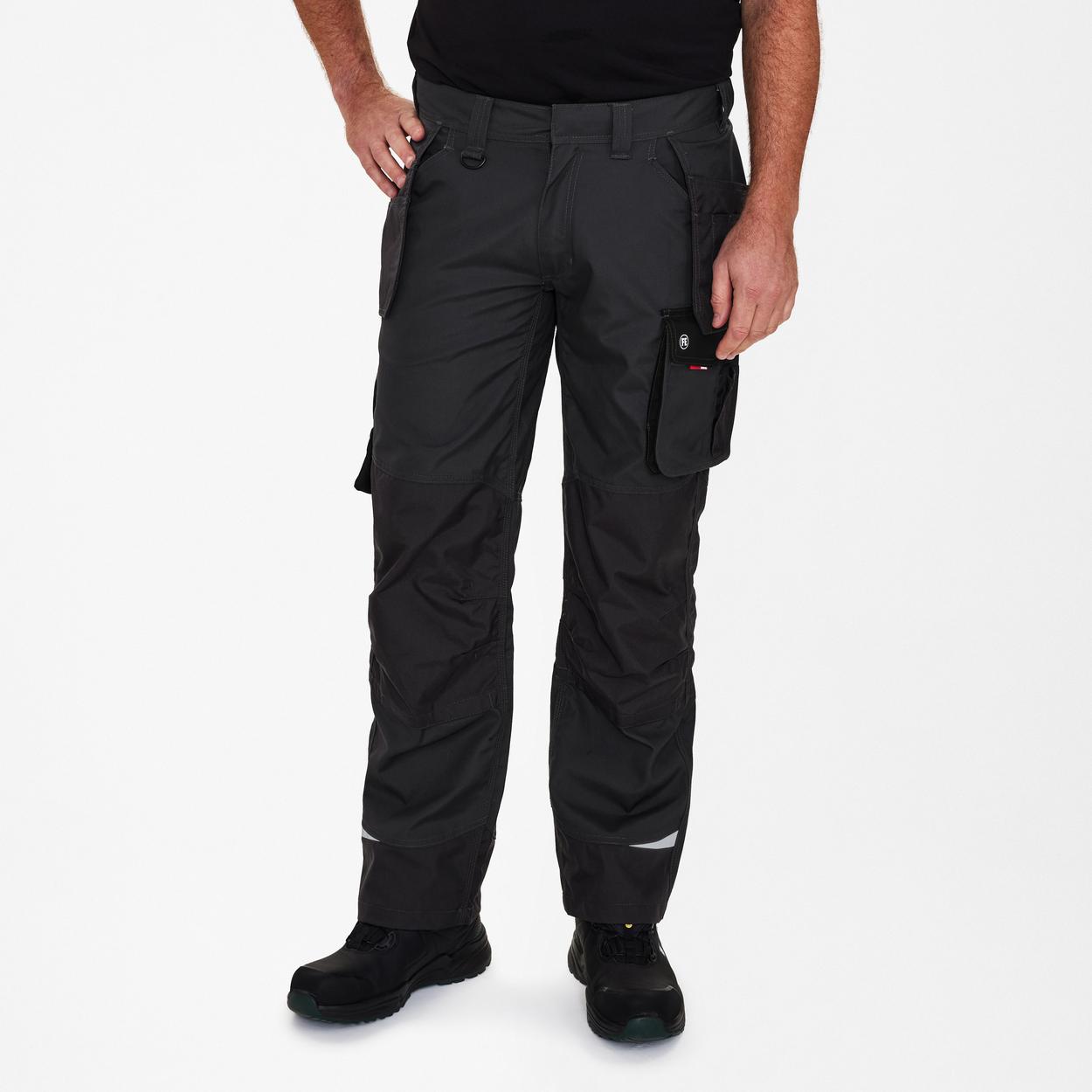 ENGEL Galaxy Arbeitshose mit Holstertaschen in Anthrazitgrau/Schwarz, Größe 106