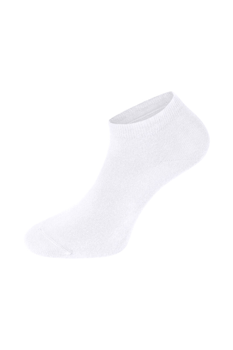 HAKRO 973 Sneaker Socken Essentials in Weiß, Größe L