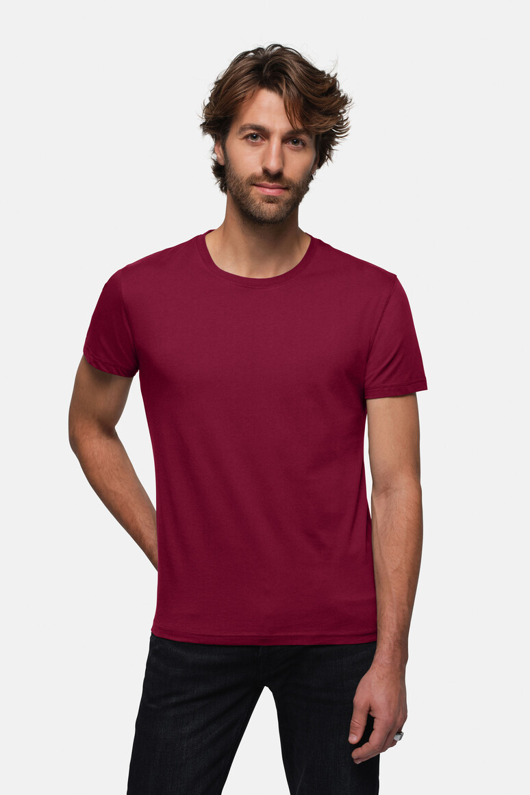 HAKRO 593 T-Shirt Bio-Baumwolle GOTS in Weinrot, Größe XL HAKRO 593 T-Shirt Bio-Baumwolle GOTS in Weinrot, Größe XL