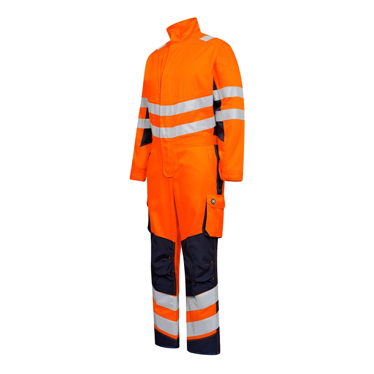 ENGEL Safety Light Overall in Orange/Blue ink, Größe XS