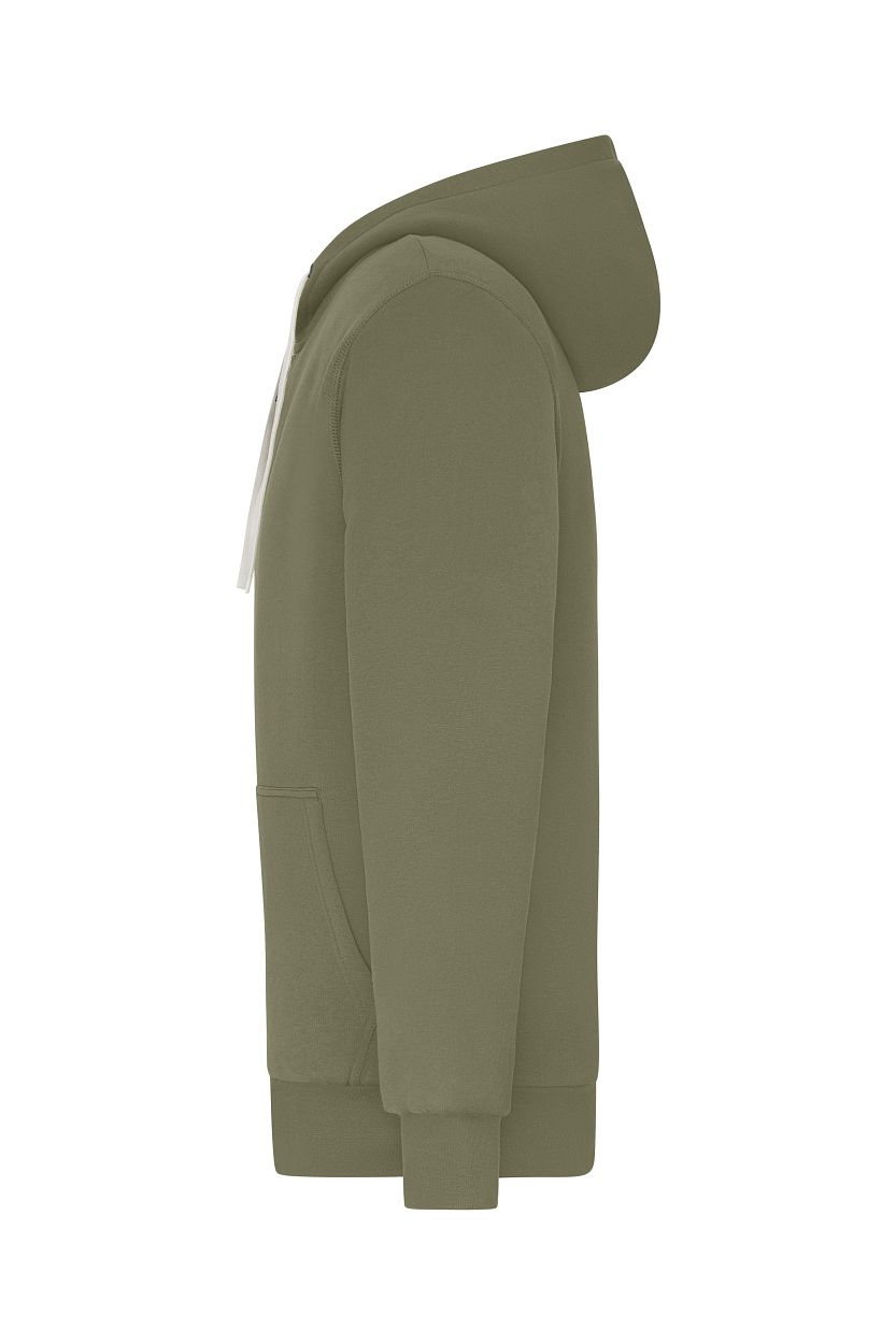 Men's Doubleface Jacket OCS Blended "JN1320" in Olive/Nature, Größe 3XL - Daiber