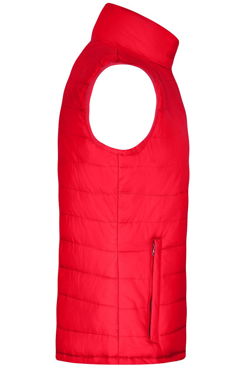 Men's Padded Vest "JN1136" in Red, Größe 3XL - Daiber