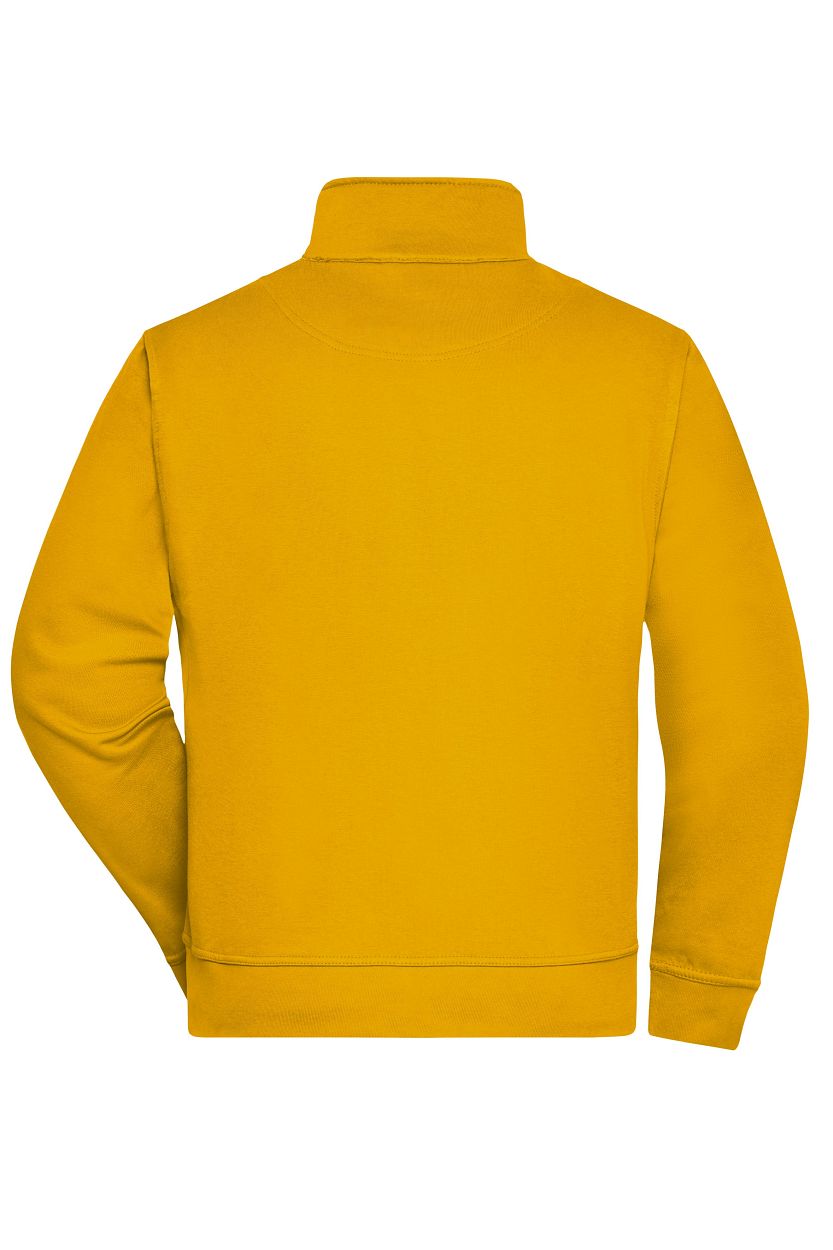 Workwear Sweat Jacket "JN836" in Gold-Yellow, Größe 6XL - Daiber