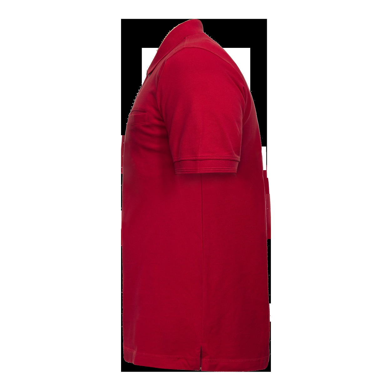 ENGEL Extend Poloshirt mit Brusttasche in Tomato Red, Größe XS