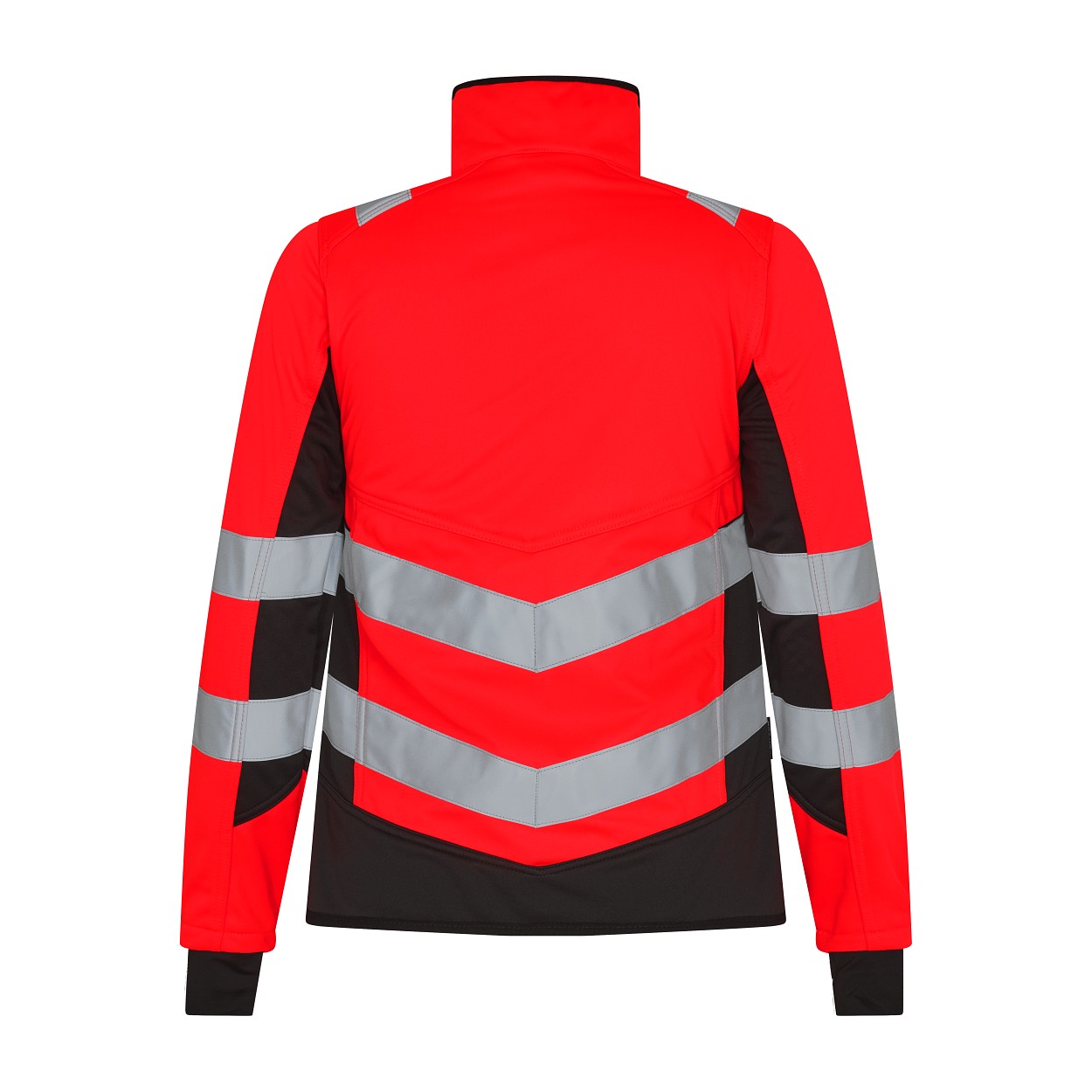ENGEL Safety Damen Softshelljacke in Rot/Schwarz, Größe 2XL