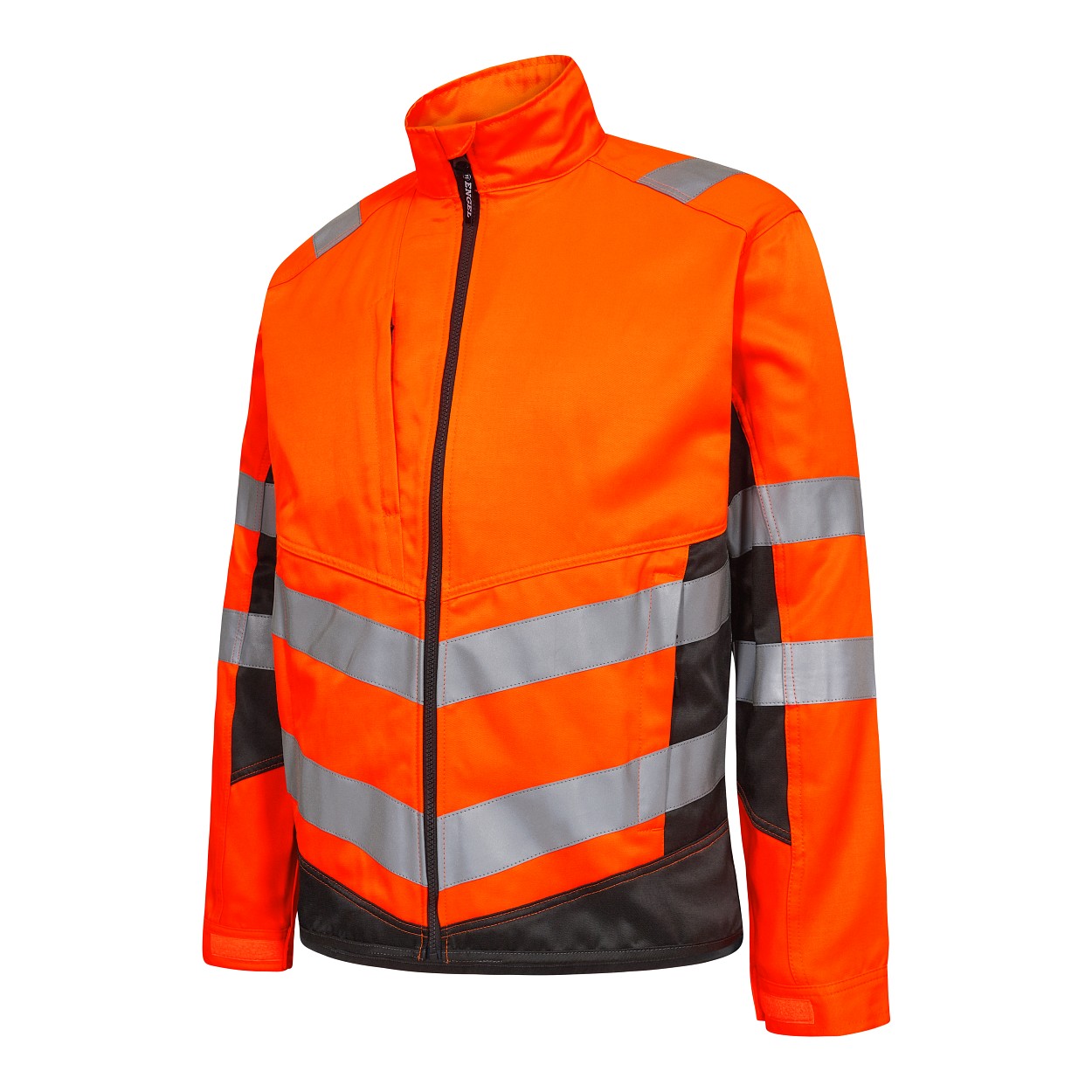 ENGEL Safety Light Arbeitsjacke in Orange/Anthrazit Grau, Größe XS