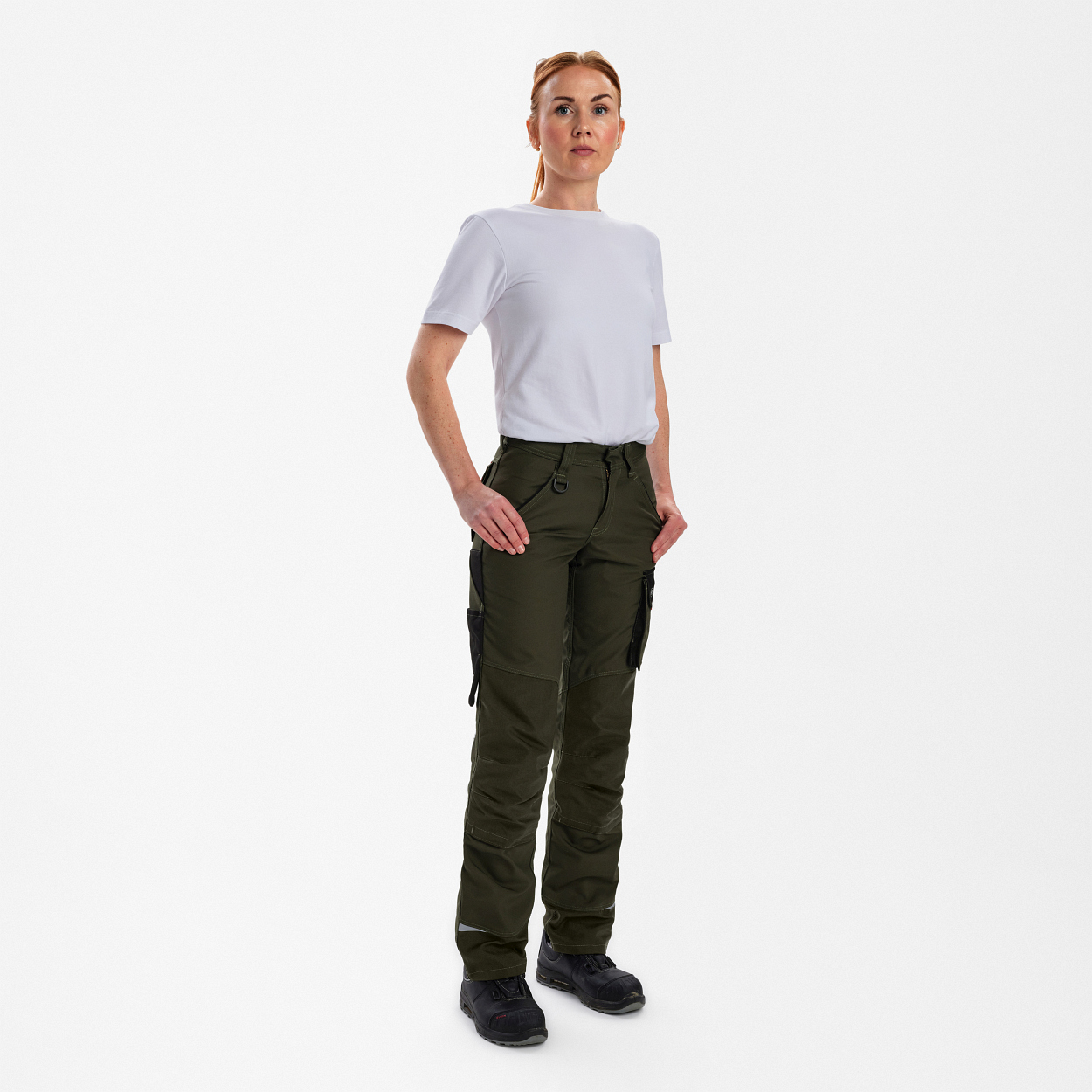 ENGEL Galaxy Damen Bundhose in Forest Green/Schwarz, Größe 48