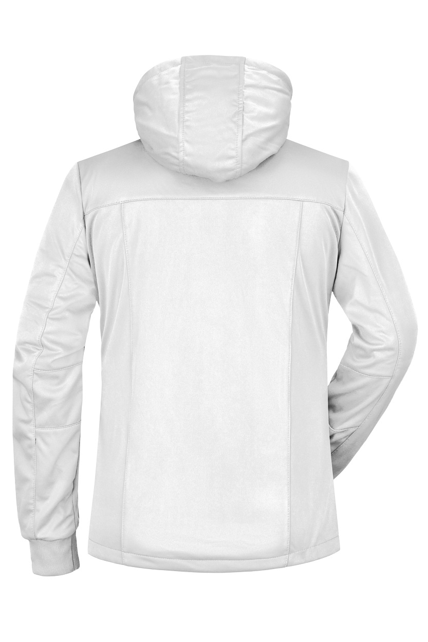 Ladies' Maritime Jacket "JN1077" in White/White/Navy, Größe 2XL - Daiber