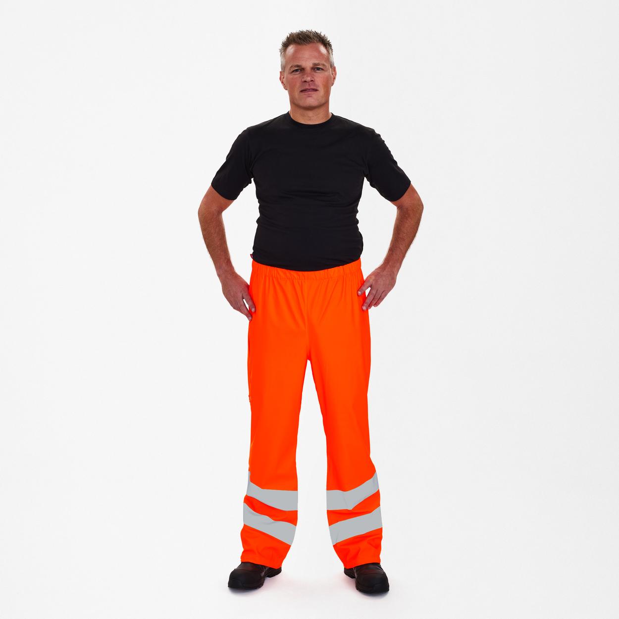 ENGEL Safety Regenhose in Hi-vis Orange, Größe XS