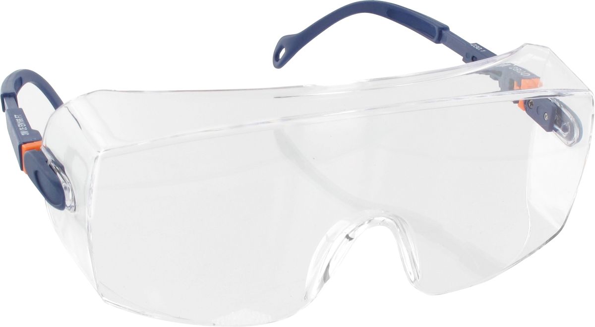 3M Schutz-Überbrille, klar, AS/UV, verstellbare Bügel - 3M