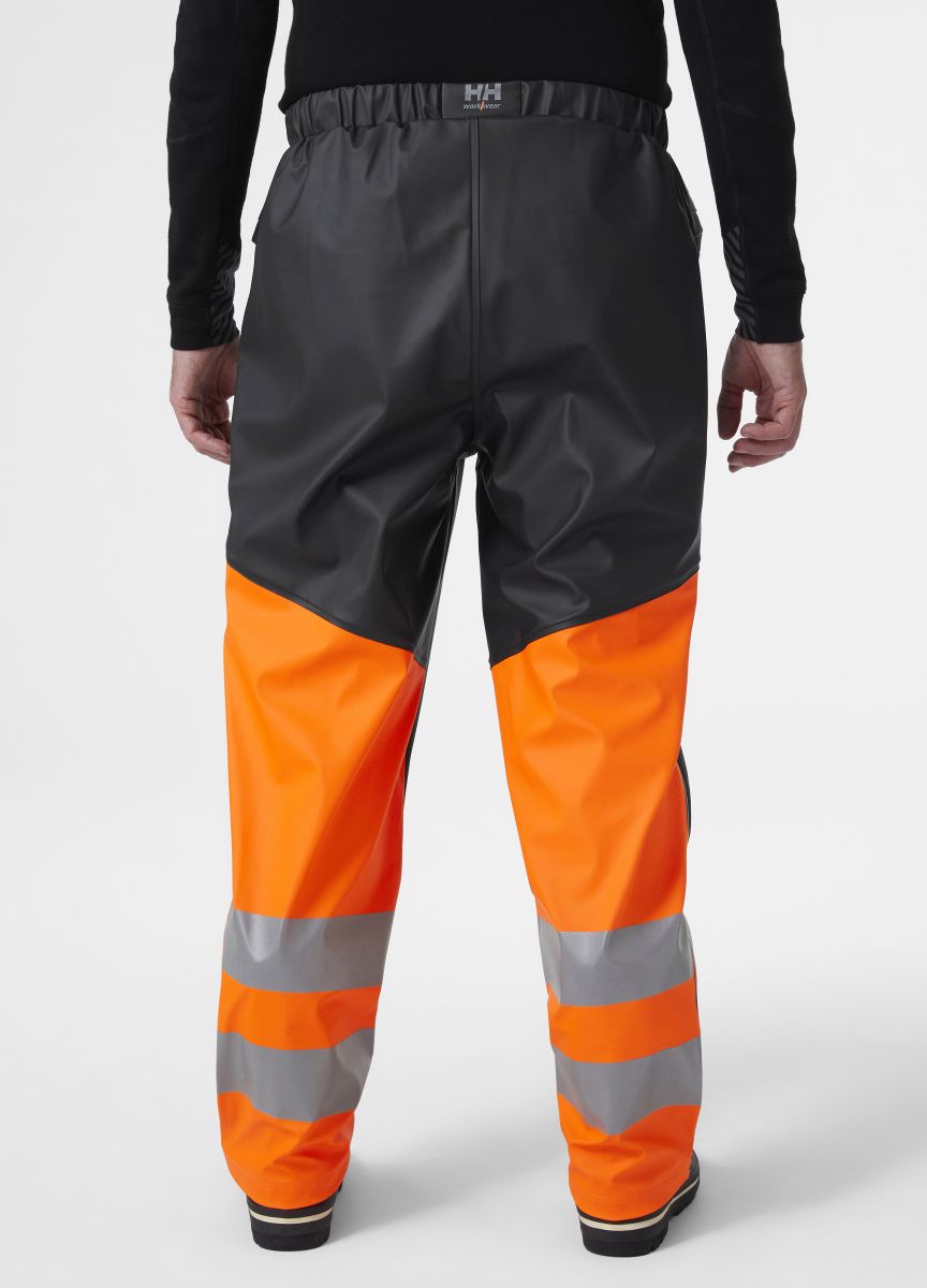 Hi-Vis wasserfeste Regenhose Alna 2.0 in Orange, Gr. 3XL von Helly Hansen Workwear