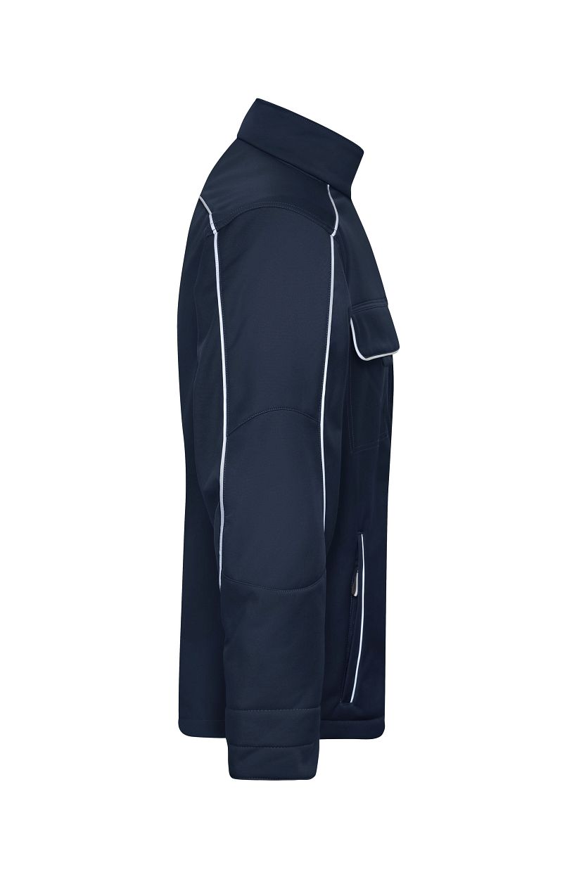 Workwear Softshell Jacket - SOLID - "JN884" in Navy, Größe 6XL - Daiber