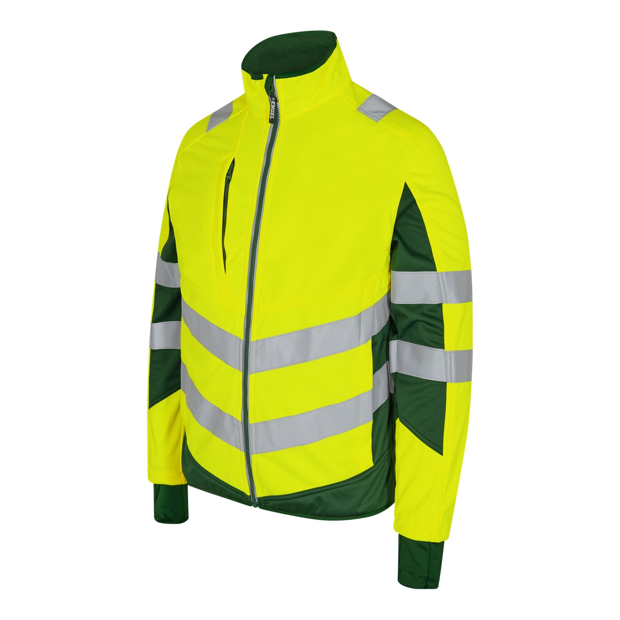 ENGEL Safety Softshelljacke in Gelb/Grün, Größe XS