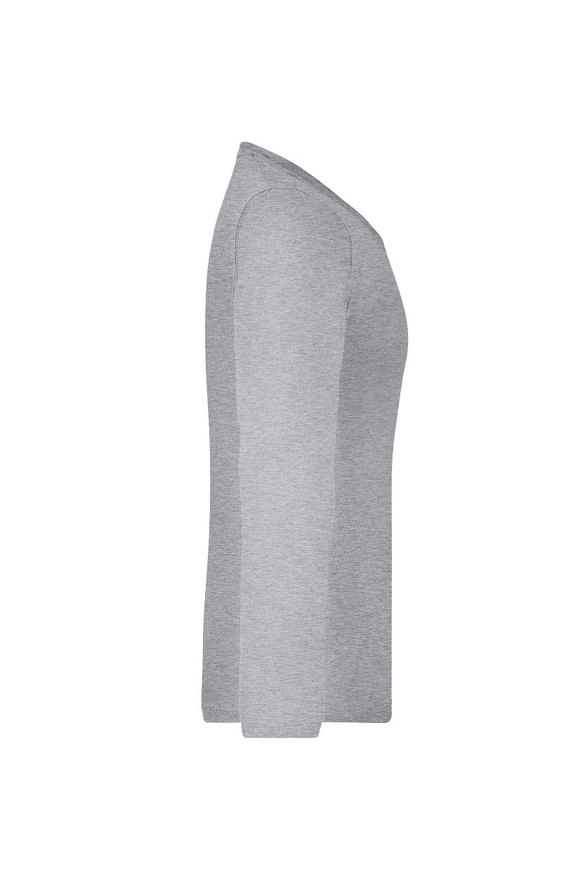 Ladies' Shirt Long-Sleeved Medium "JN903" in Grey-Heather, Größe 3XL - Daiber
