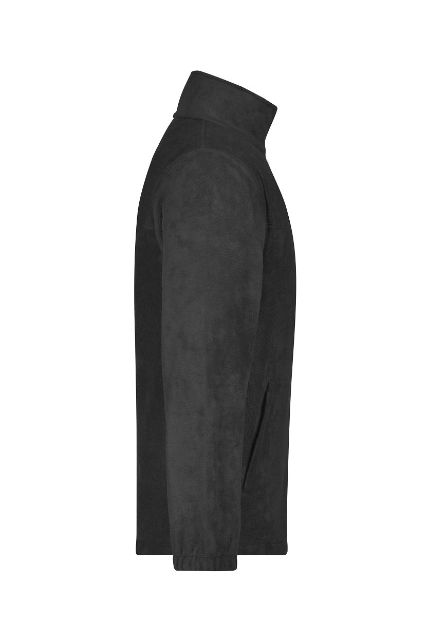 Full-Zip Fleece "JN044" in Black, Größe 4XL - Daiber