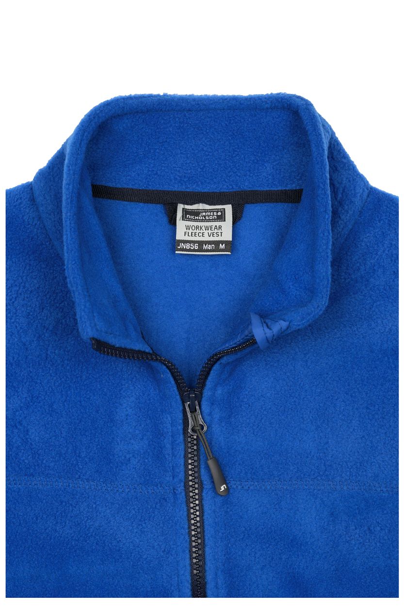 Workwear Fleece Vest - STRONG - "JN856" in White/Carbon, Größe 6XL - Daiber