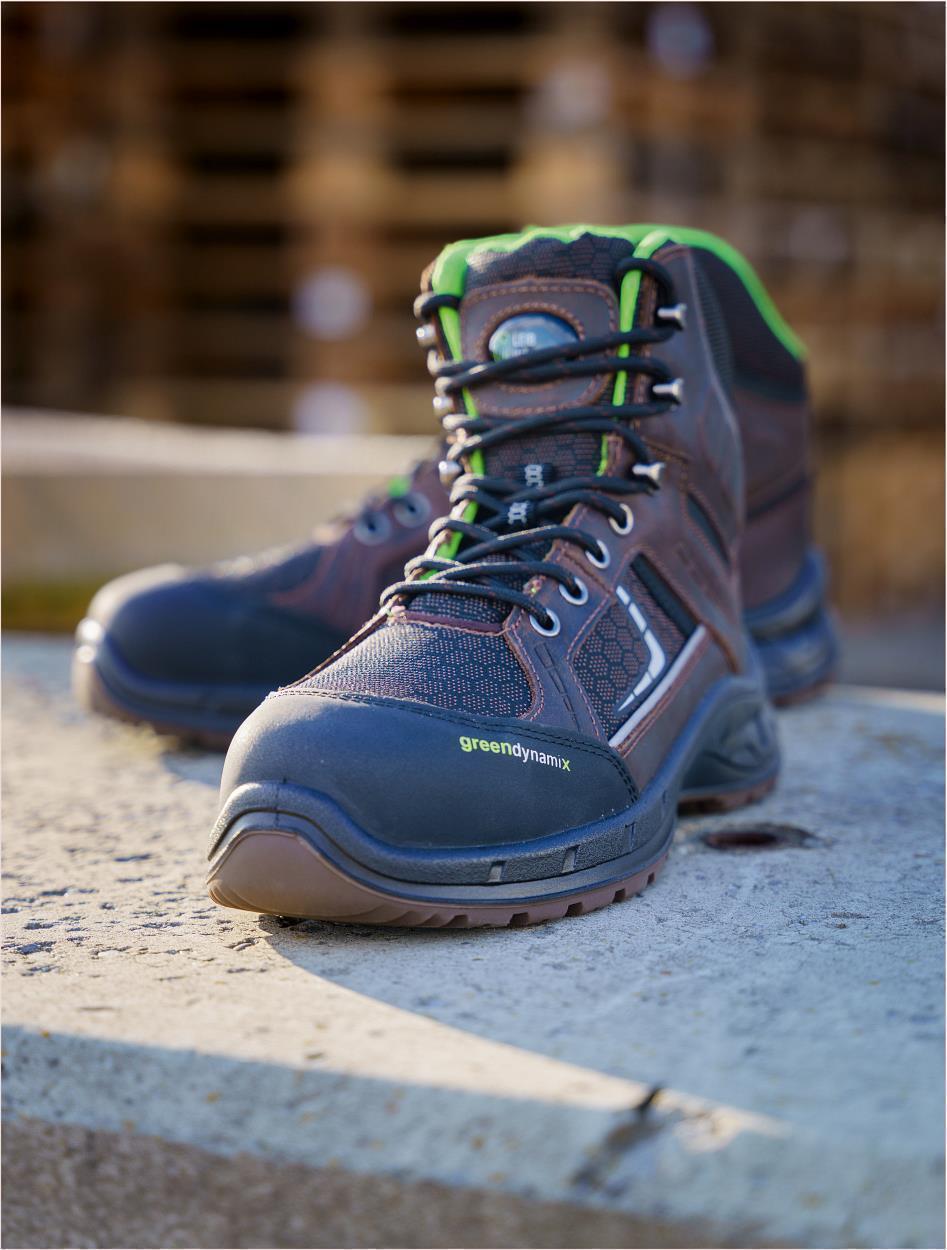 Stiefel niedrig L6315 Bremen in Schwarz/Braun, Gr. 47 von Leibwächter