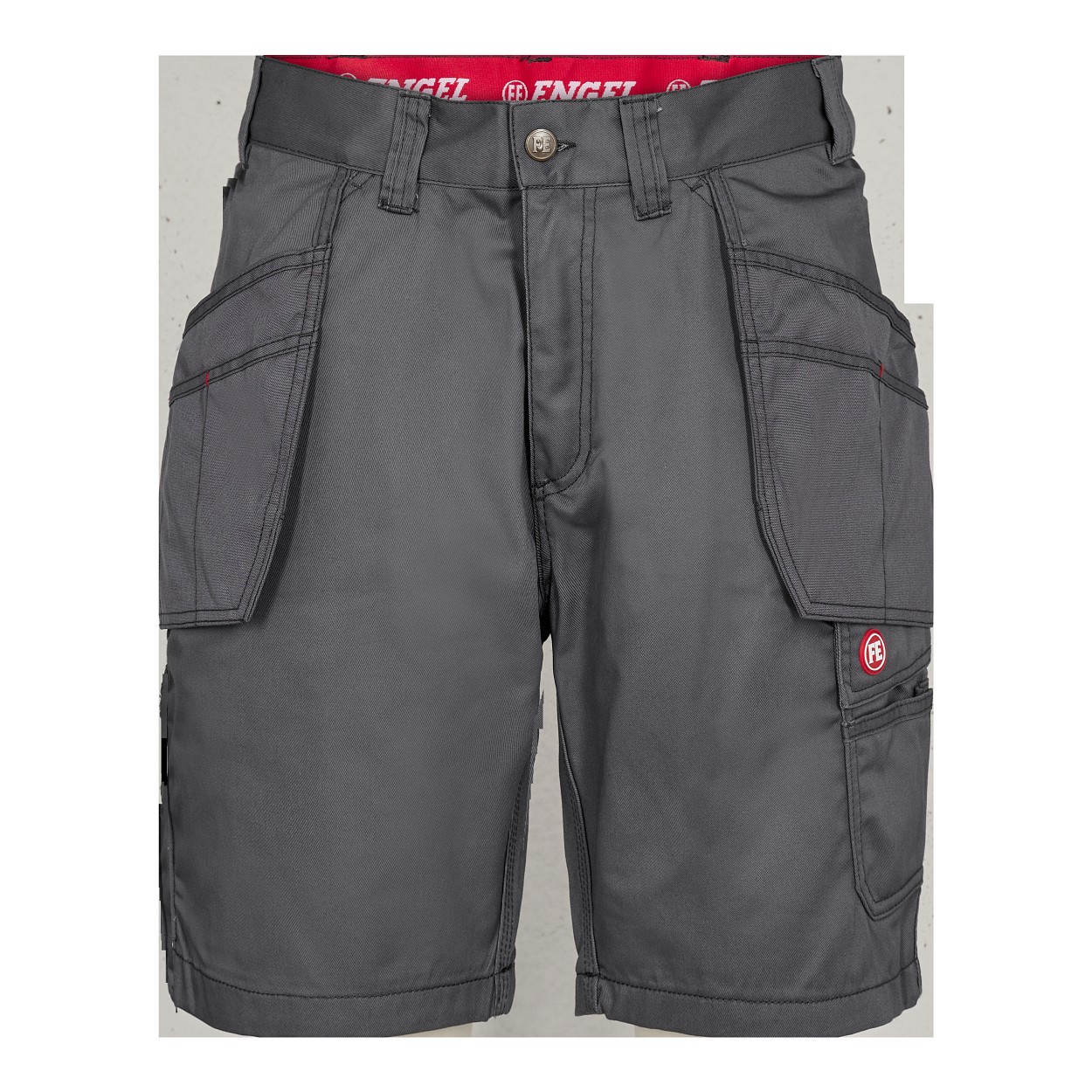 ENGEL Combat Arbeitsshorts mit Holstertaschen in Grau, Größe 54