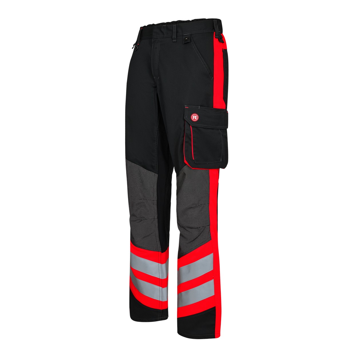 ENGEL Cargo Arbeitshose in Schwarz/Rot, Größe 106