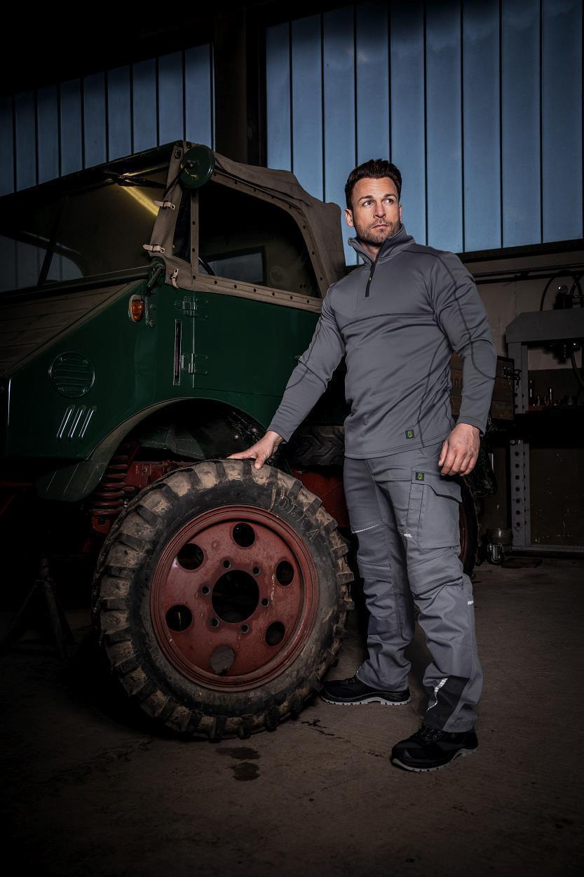 Bundhose Flex Line in Grau-Schwarz, Gr. 98 von Leibwächter