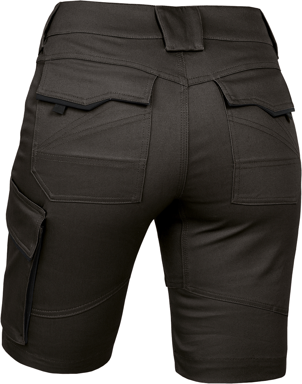 Damen-Shorts FLXDK28 Flex Line in Anthrazit/Schwarz, Gr. 52 von Leibwächter