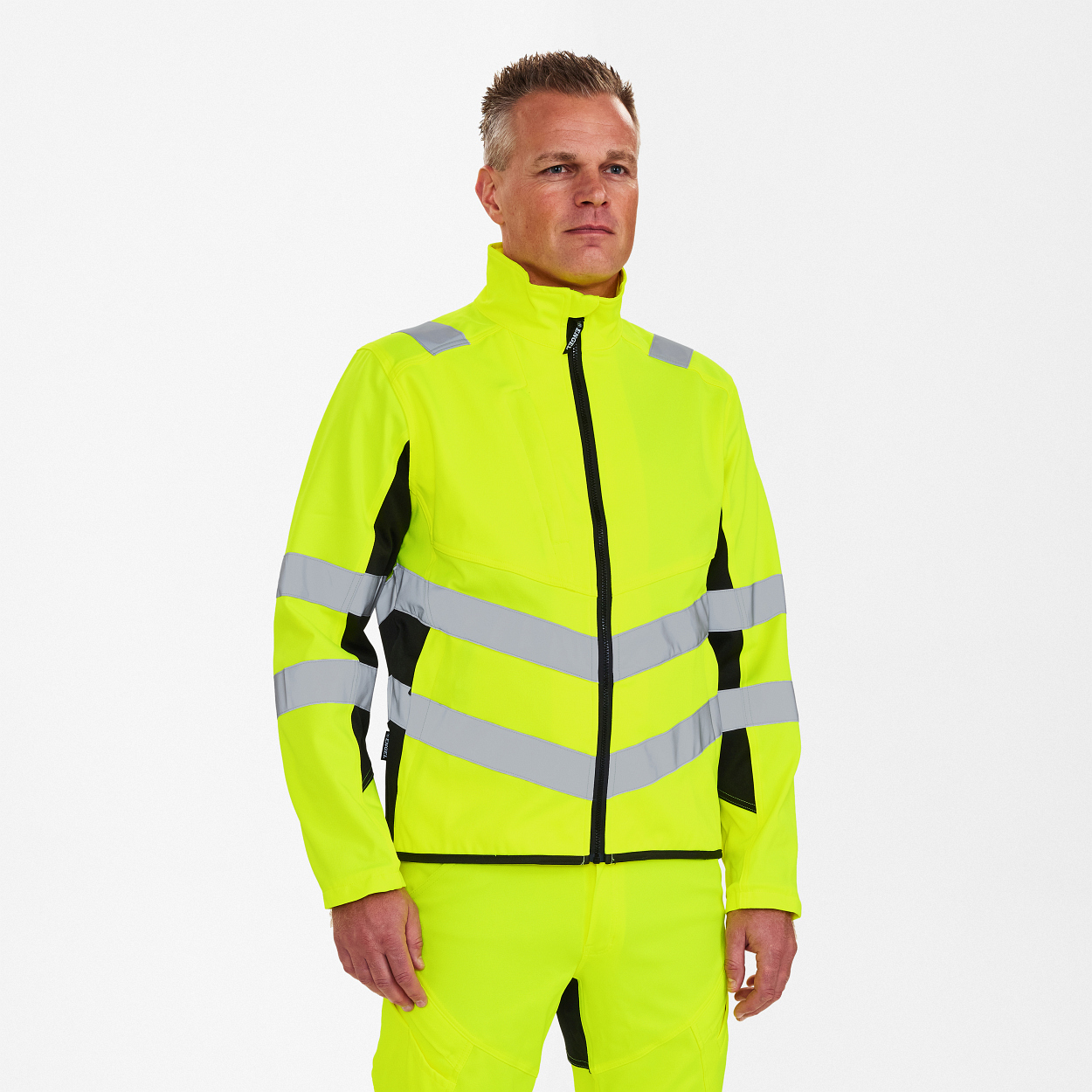 ENGEL Safety Arbeitsjacke in Gelb/Schwarz, Größe XS