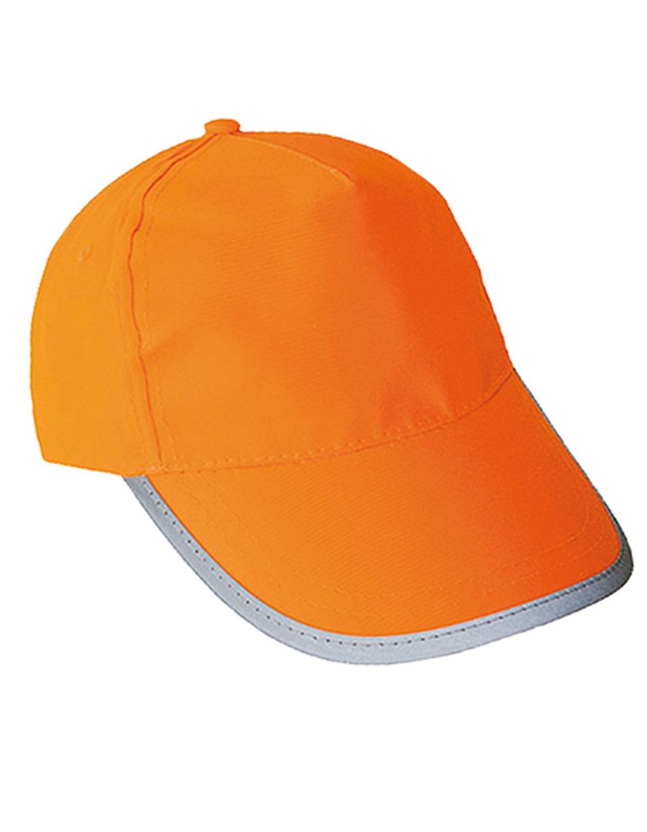 Korntex® Hi-Vis Basic Cap für Erwachsene "Montpellier" in Signal Orange, Größe One Size