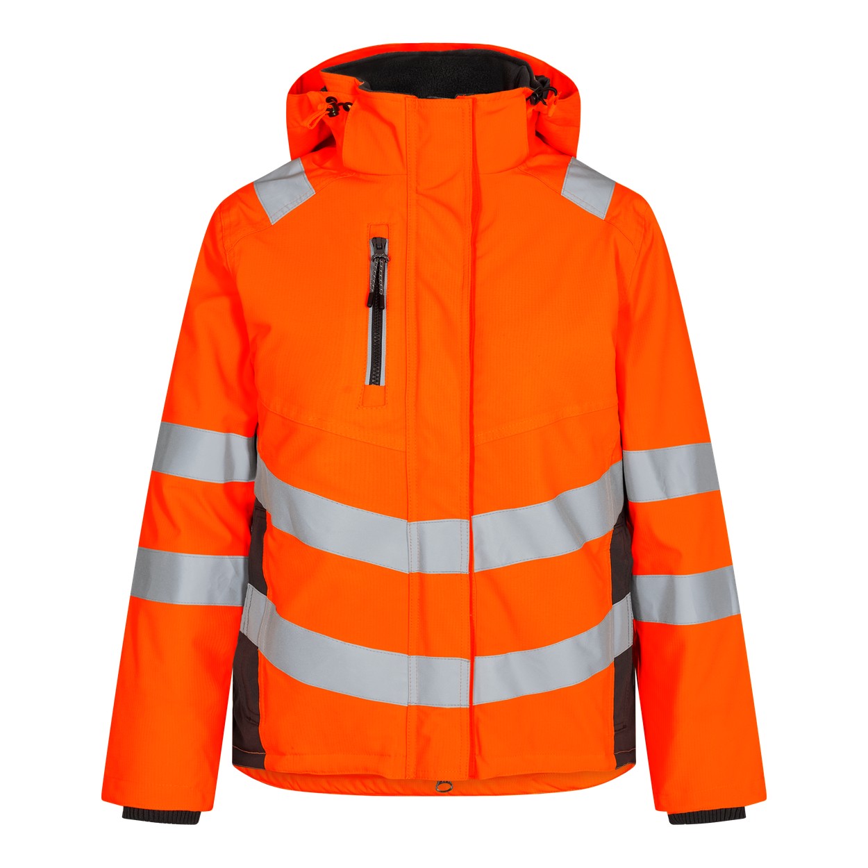 ENGEL Safety Damen Winterjacke in Orange/Anthrazit Grau, Größe XS