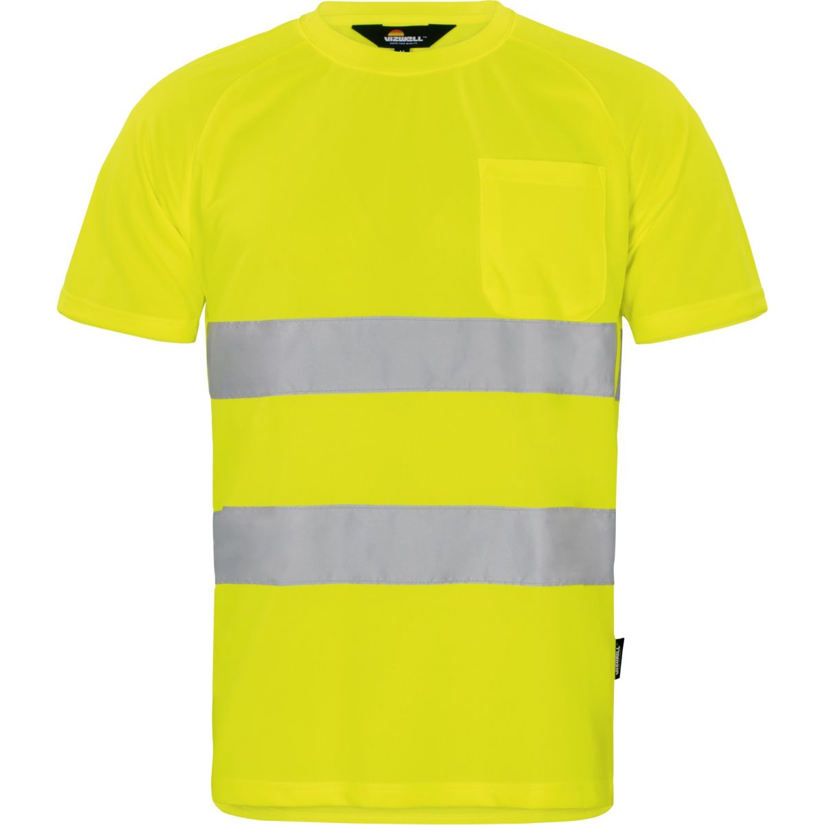 Warnschutz T-Shirt leuchtgelb von Vizwell Warnschutz T-Shirt leuchtgelb von Vizwell