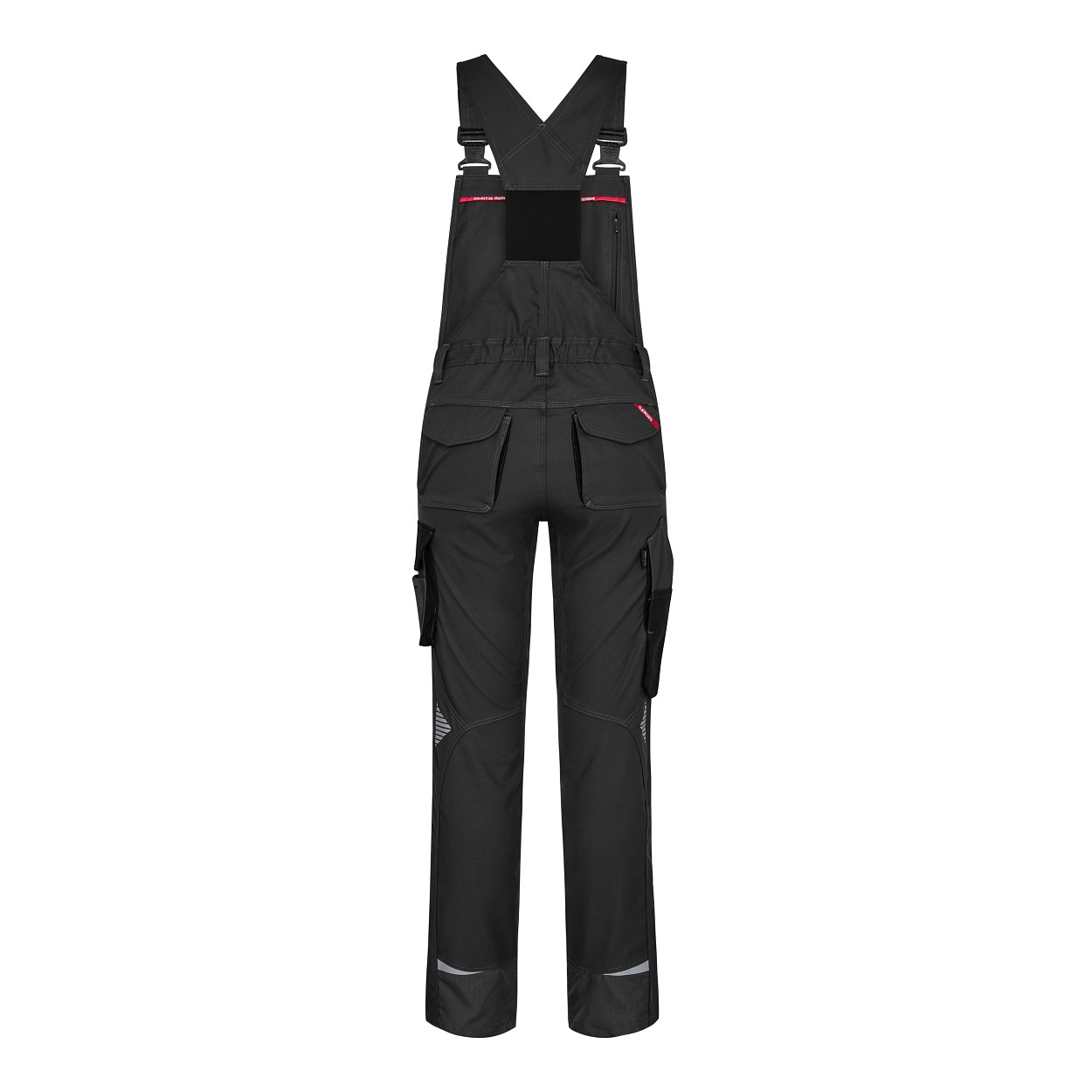 ENGEL Galaxy Damen Latzhose in Anthrazitgrau/Schwarz, Größe 48