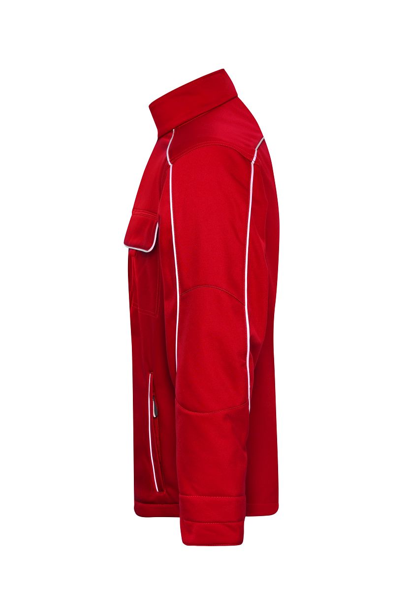 Workwear Softshell Jacket - SOLID - "JN884" in Red, Größe 6XL - Daiber